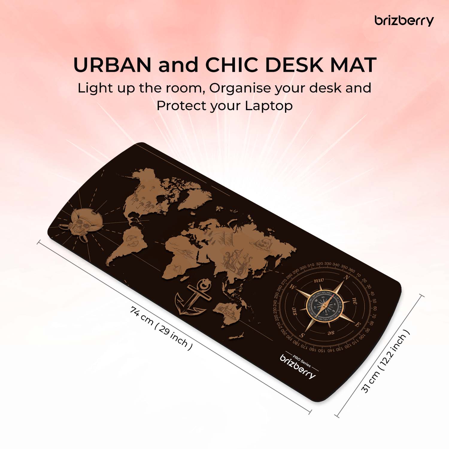 Extended Mouse Pad, DM0402L brizberry the world of art